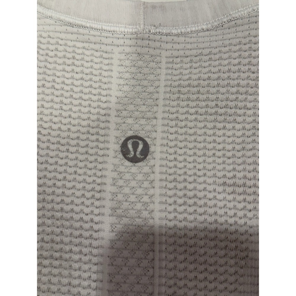 Lululemon Swiftly Tech Short Sleeve 2.0 White Running Training Shirt Size 6 - Picture 4 of 6
